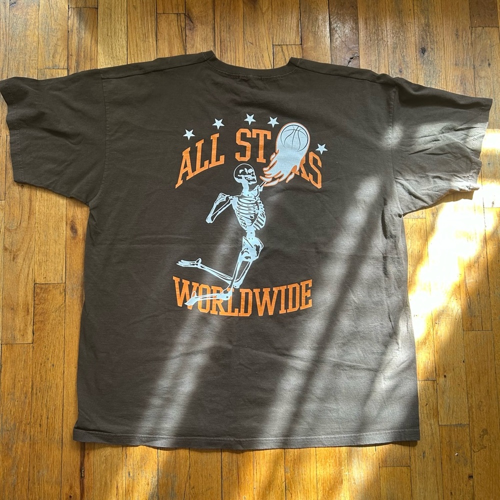 MAN “All Stars Worldwide” Brown Graphic Tee